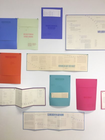 »Textland Magazine« by Dominique Rossi, Hesse Class, Prof. Klaus Hesse