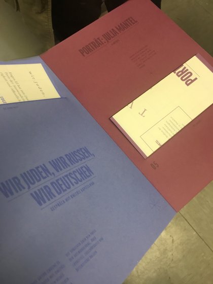 »Textland Magazine« by Dominique Rossi, Hesse Class, Prof. Klaus Hesse