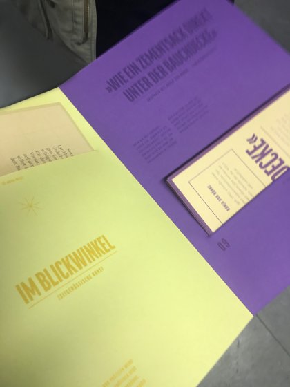 »Textland Magazine« by Dominique Rossi, Hesse Class, Prof. Klaus Hesse