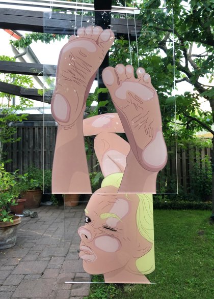 «Stay at home« by Laura Hahn ©2020, Prof. Klaus Hesse