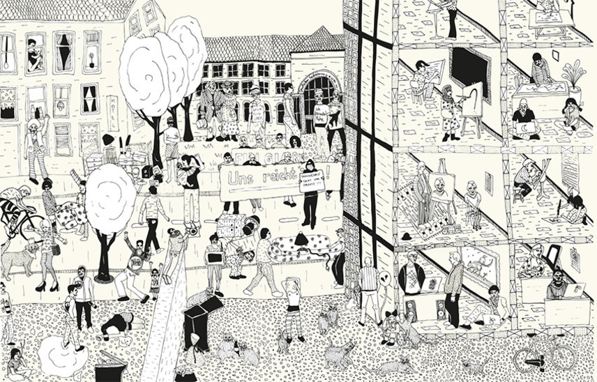 Wimmelbilder by Jessica Hefner HfG Prof. Klaus Hesse