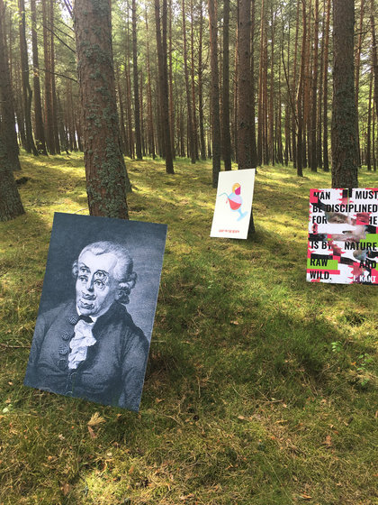 Kant on the beach in Lithunia Prof. Klaus Hesse