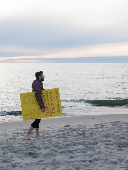 Kant on the beach in Lithunia Prof. Klaus Hesse