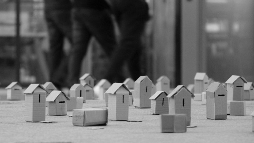 Homeless in Frankfurt Workshop by Naomi Kasumi and Klaus Hesse