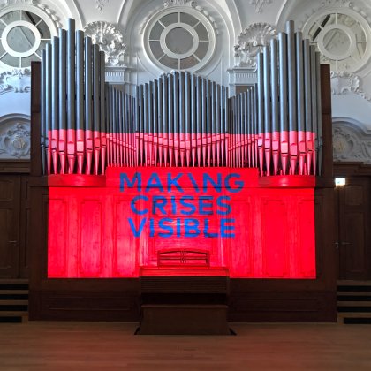 Eröffnung Making Crisis Visible Prof. Klaus Hesse, Felix Kosok Opening Making Crisis Visible Prof. Klaus Hesse, Felix Kosok