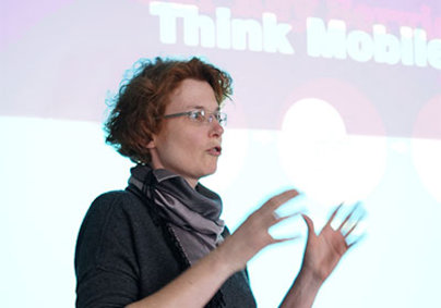 Erika Hillemacher about »Think mobile« Prof. Klaus Hesse