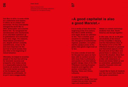 Marx 200 Young political poster Art, Prof. Klaus Hesse, Felix Kosok