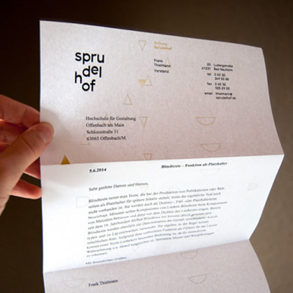 Corporate Design Sprudelhof Art Noveau Prof. Klaus Hesse