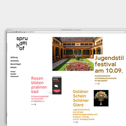 Corporate Design Sprudelhof Art Noveau Prof. Klaus Hesse
