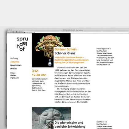 Corporate Design Sprudelhof Art Noveau Prof. Klaus Hesse