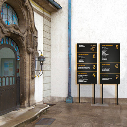 Corporate Design Sprudelhof Art Noveau Prof. Klaus Hesse