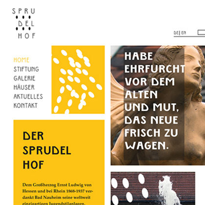 Corporate Design Sprudelhof Art Noveau Prof. Klaus Hesse