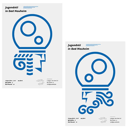 Corporate Design Sprudelhof Art Noveau Prof. Klaus Hesse