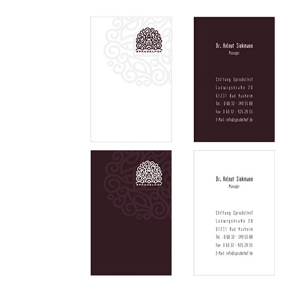 Corporate Design Sprudelhof Art Noveau Prof. Klaus Hesse