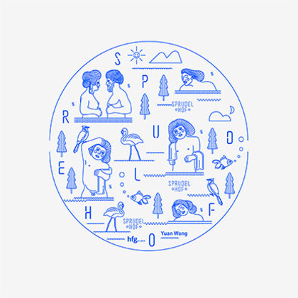 Corporate Design Sprudelhof Art Noveau Prof. Klaus Hesse