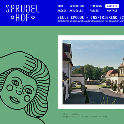 Corporate Design Sprudelhof Art Noveau Prof. Klaus Hesse