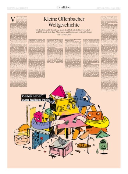 Frankfurter Allgemeine Supplement Offenbach Prof. Klaus Hesse