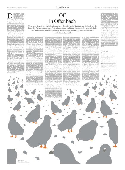 Frankfurter Allgemeine Supplement Offenbach Prof. Klaus Hesse