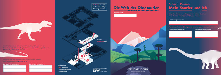 Course folder for children of the Senckenberg Museum, INK, Prof. Klaus Hesse