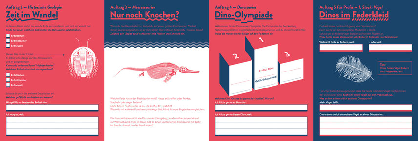 Course folder for children of the Senckenberg Museum, INK, Prof. Klaus Hesse