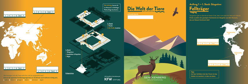 Course folder for children of the Senckenberg Museum, INK, Prof. Klaus Hesse