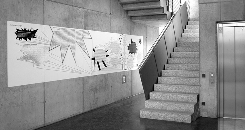 Journal de Tour Wandzeitung Wallpaper Prof. Klaus Hesse