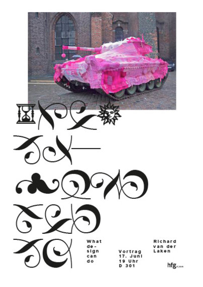 What design can do! Richard van der Laken HfG Prof. Klaus Hesse